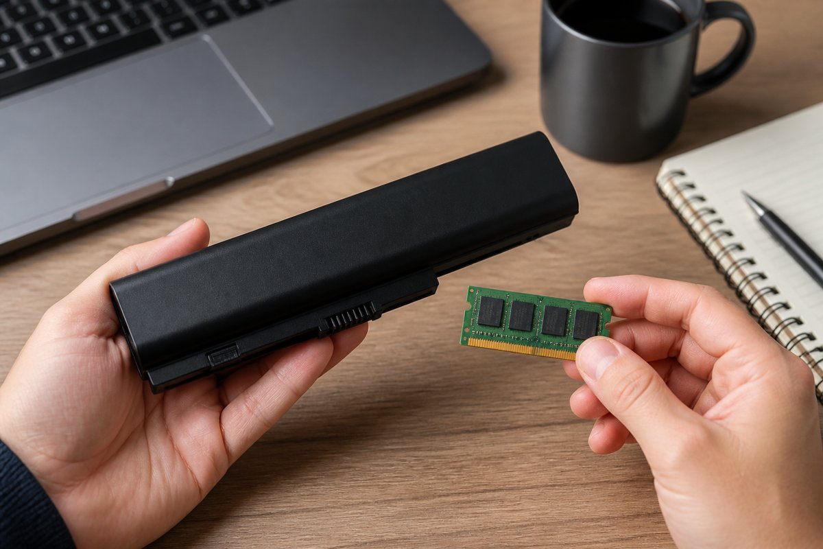 노트북 구매 전 확인사항: 램 확장·SSD 교체·배터리 사이클 체크법 관련 장면 2